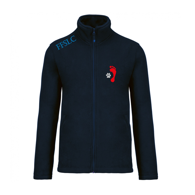 Veste polaire homme FFSLC brodée