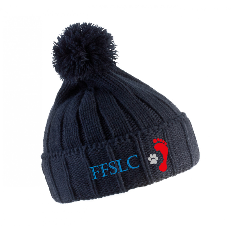 Bonnet à pompon FFSLC brodé