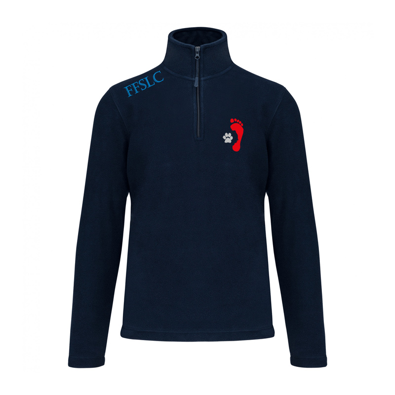 Sweat polaire unisexe brodé