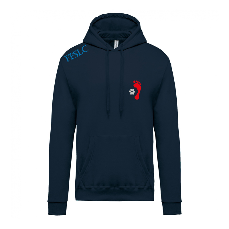 Sweat capuche unisexe FFSLC brodé