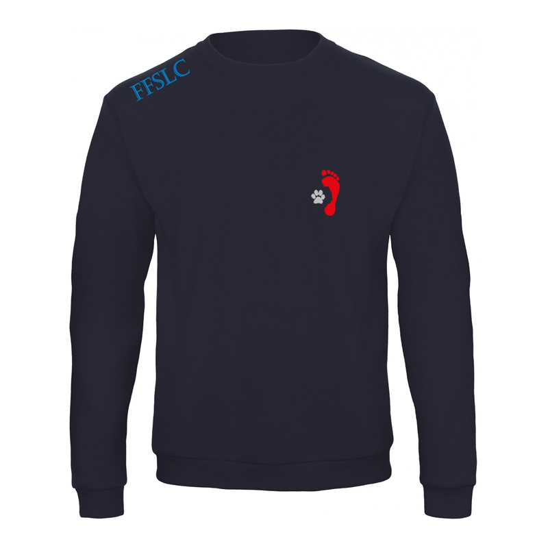 Sweat col rond unisexe FFSLC brodé